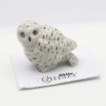 Owl Porcelain Figurine