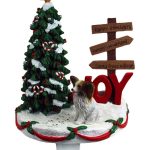 Papillon Stocking Holder Hanger Brown