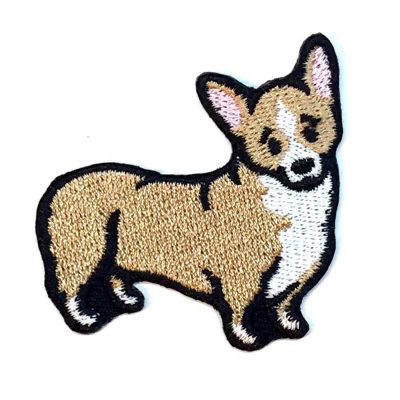 Pembroke Welsh Corgi Iron on Embroidered Patch