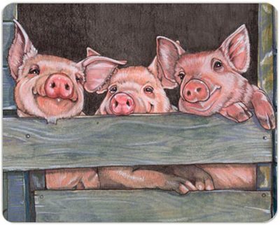 Pig Kitchen Cutting Board