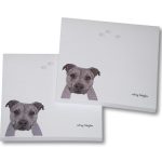 Pitbull Stickty Notes Notepad Gray