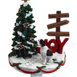Pointer Stocking Holder Hanger Black