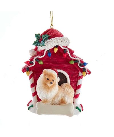 Pomeranian Dog House Ornament