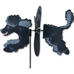 Black Poodle Wind Spinner