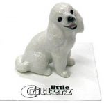 Poodle Hand Painted Porcelain Miniature Figurine