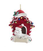 Poodle Dog House Ornament