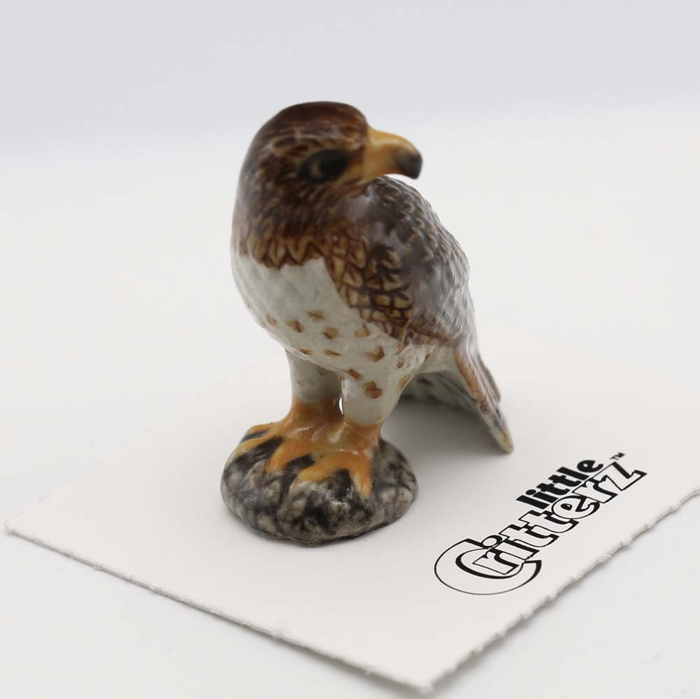 Hand Painted Red-Tailed Hawk Ornament