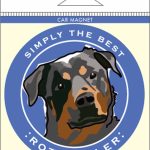 Rottweiler Car Magnet 4x4"