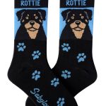 Rottweiler Socks - Blue & Black in Color