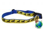 Rottweiler Dog Breed Adjustable Nylon Collar Extra Large 13-26" Yellow