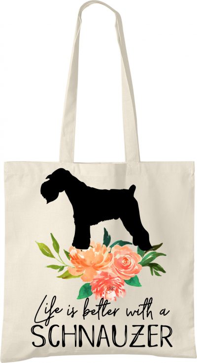 Schnauzer Life is Better Tote