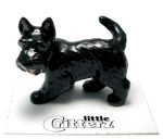 Scottish Terrier Hand Painted Porcelain Miniature Figurine