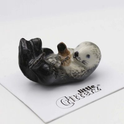 Sea Otter Porcelain Figurine