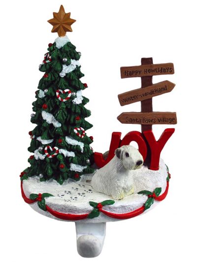 Sealyham Terrier Stocking Holder Hanger