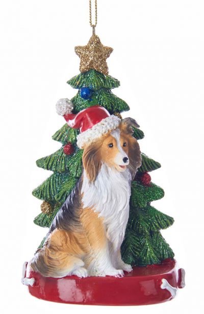 Sheltie Christmas Tree Ornament