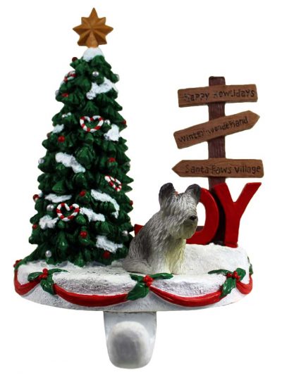 Skye Terrier Stocking Holder Hanger
