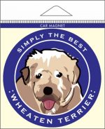 Soft Coated Wheaten Terrier Car Magnet 4x4"