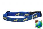 Soft Coated Wheaten Dog Breed Adjustable Nylon Collar Large 12-20" Blue