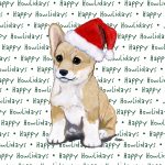 Corgi Pembroke Dog Coasters Christmas Themed Puppy