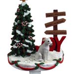 Whipet Stocking Holder Hanger White