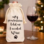 Dog Wine Bottle Stoppers & Bags