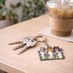 Wooden Dog Breed Keychains