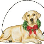 Yellow Lab Wood Ornament