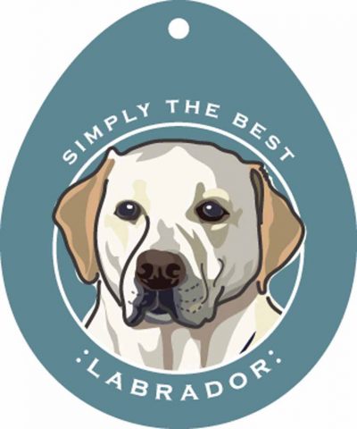 Yellow Labrador Sticker 4x4"