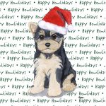 Yorkie Dog Coasters Christmas Themed Puppy