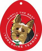 Yorkshire Terrier Yorkie Sticker 4x4"