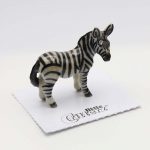 Zebra Porcelain Figurine